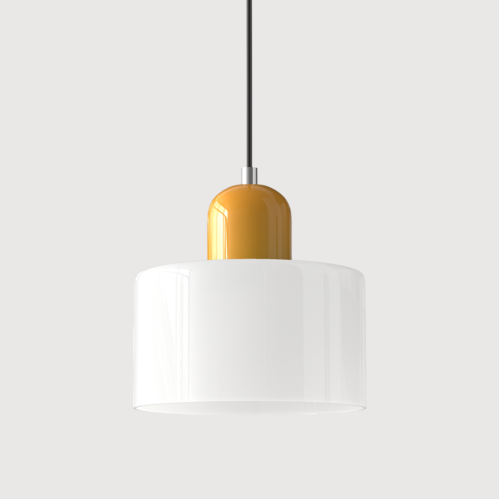 Sleek Glass Hanging LED Pendant Light Fixture