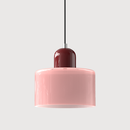 Sleek Glass Hanging LED Pendant Light Fixture