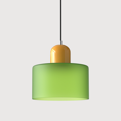 Sleek Glass Hanging LED Pendant Light Fixture