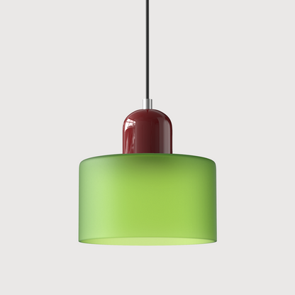 Sleek Glass Hanging LED Pendant Light Fixture