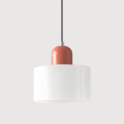Sleek Glass Hanging LED Pendant Light Fixture