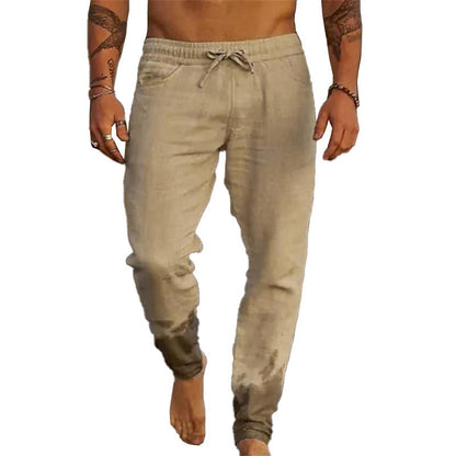 Relaxed Fit Beach Pants – Soft Lightweight Drawstring Waist