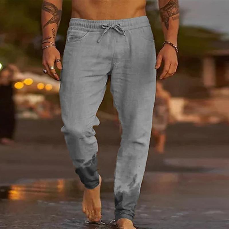 Relaxed Fit Beach Pants – Soft Lightweight Drawstring Waist