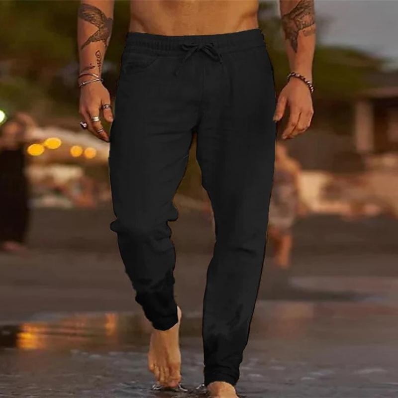 Relaxed Fit Beach Pants – Soft Lightweight Drawstring Waist