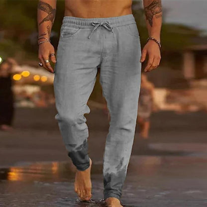 Relaxed Fit Beach Pants – Soft Lightweight Drawstring Waist