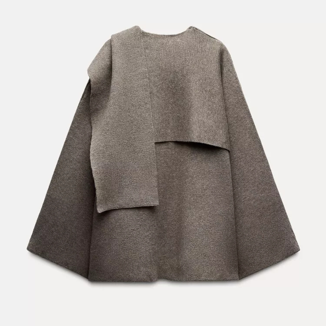 Elegant Women's Long Winter Cloak