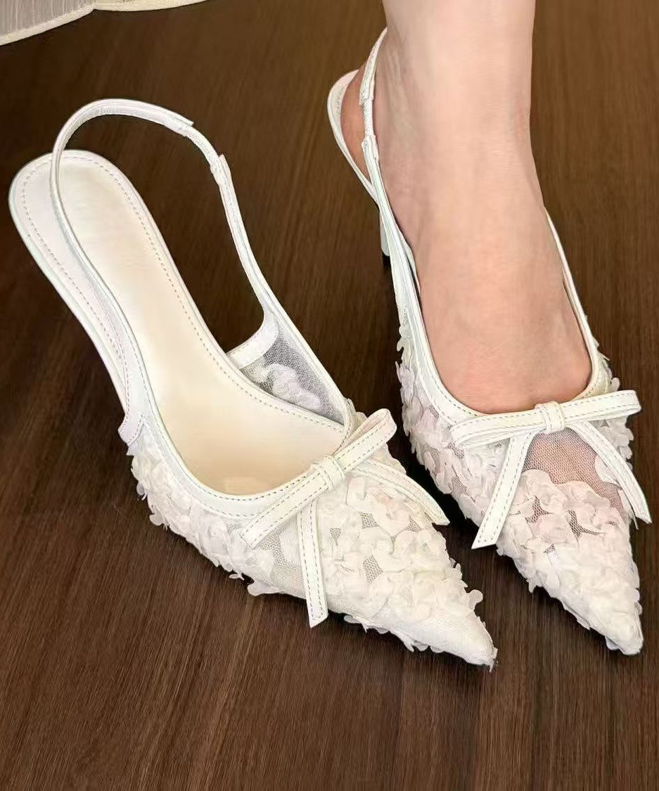 Women's Beige High Heel Sandals Faux Leather Cushioned - OutfitLondon