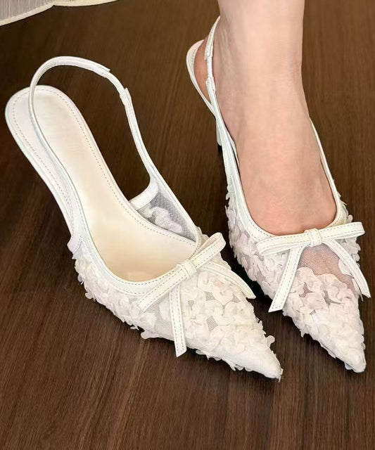 Women's Beige High Heel Sandals Faux Leather Cushioned - OutfitLondon