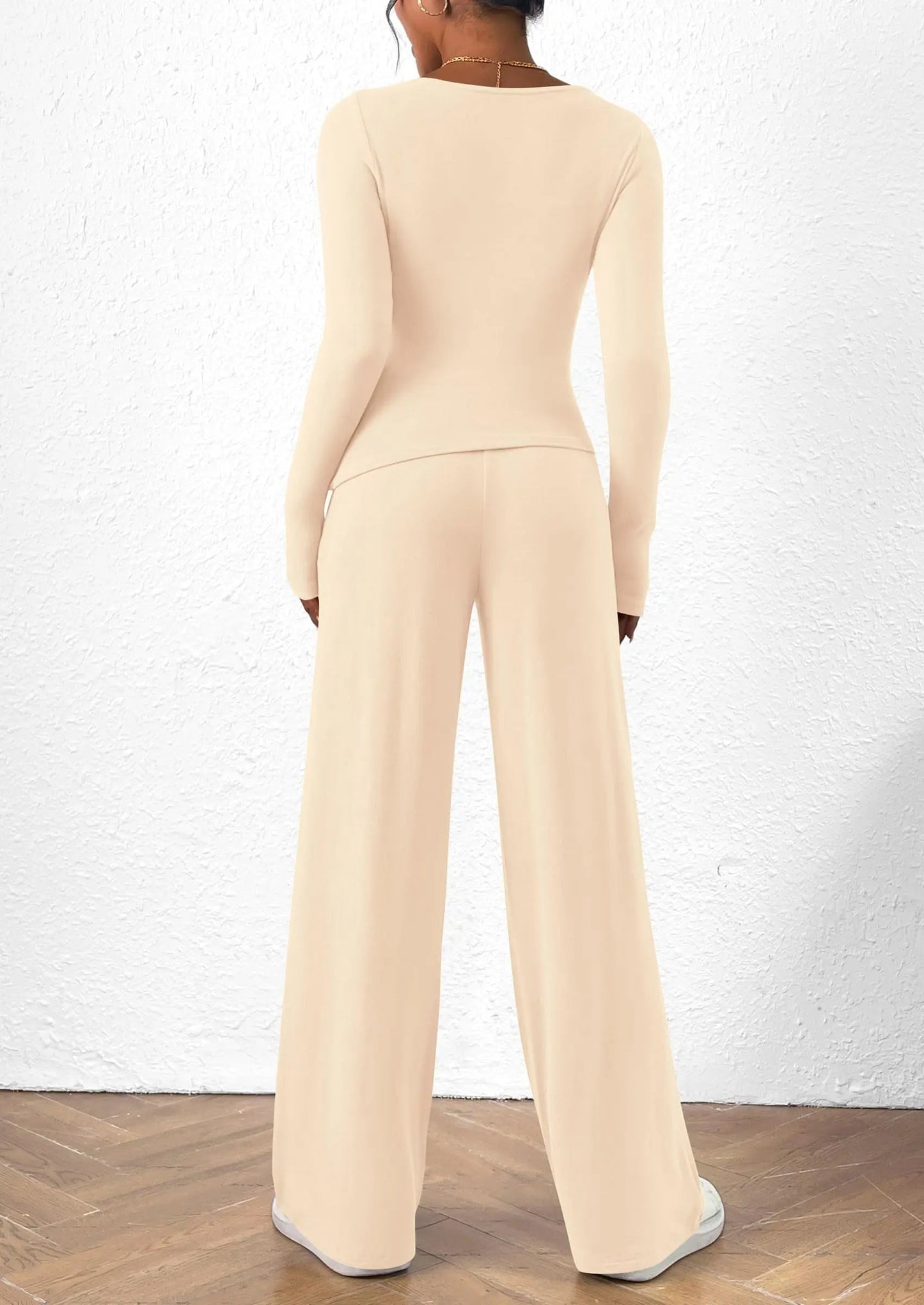 Comfy Tee and Loose Fit Pants Outfit Set