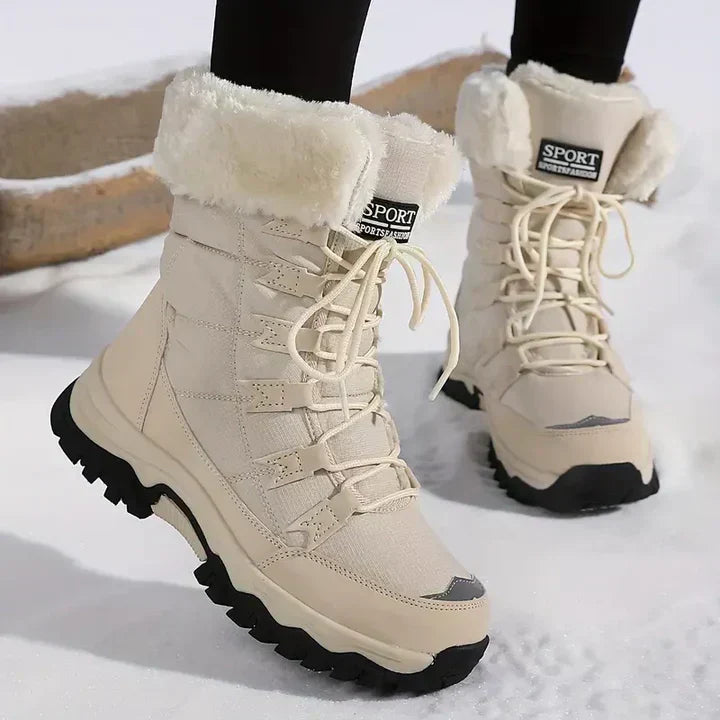 Insulated Snow Boots with Waterproofing - OutfitLondon