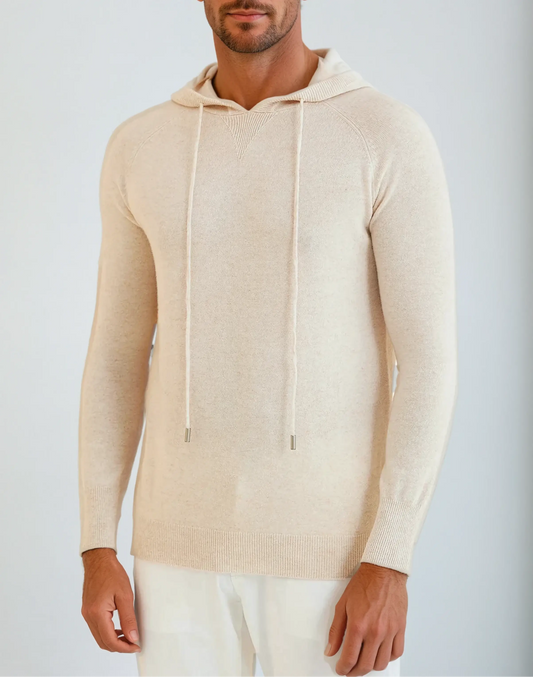 Soft Cream Knitted Sweater - OutfitLondon