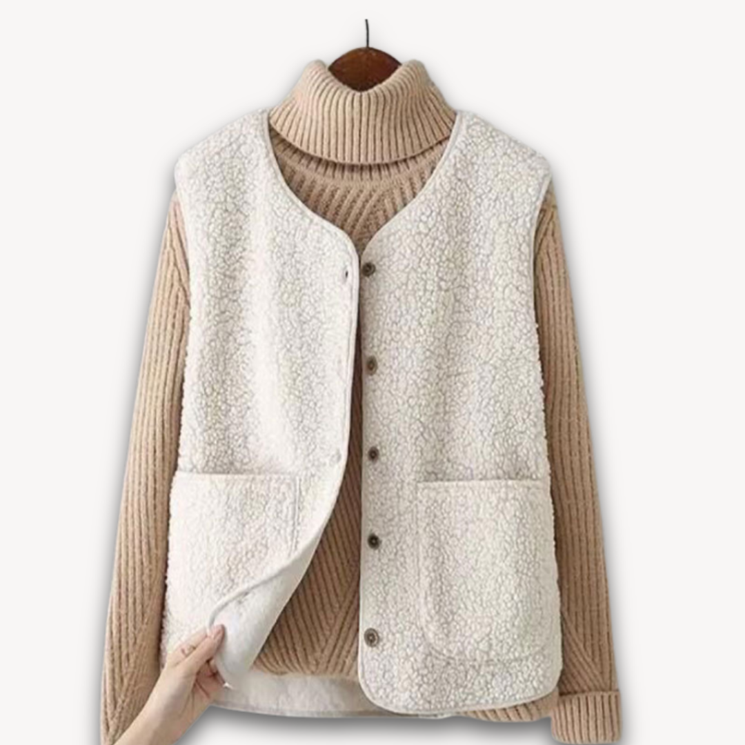 Warm Cozy Fleece Vest for Women