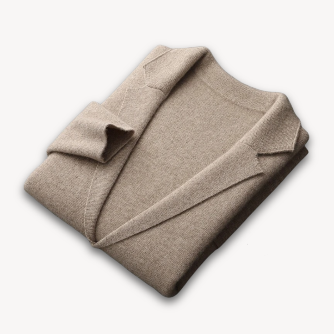 Soft Men's Wool Blend Slim Fit Blazer
