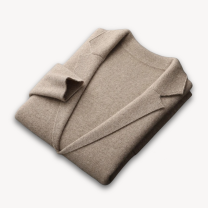 Soft Men's Wool Blend Slim Fit Blazer