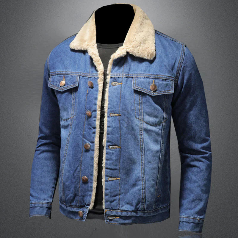 Classic Italian Blue Jean Jacket