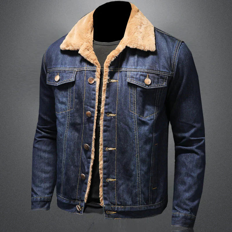 Classic Italian Blue Jean Jacket - OutfitLondon