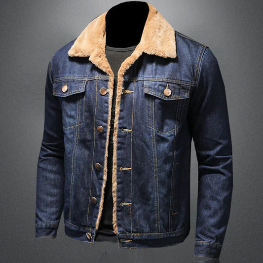 Classic Italian Blue Jean Jacket - OutfitLondon