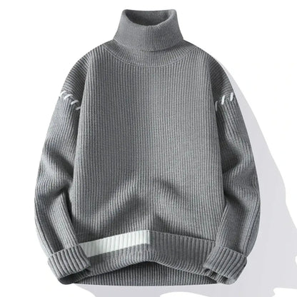 Men's Patchwork Knit Sweater