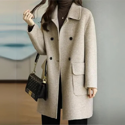 Elegant Ladies Winter Coat - OutfitLondon