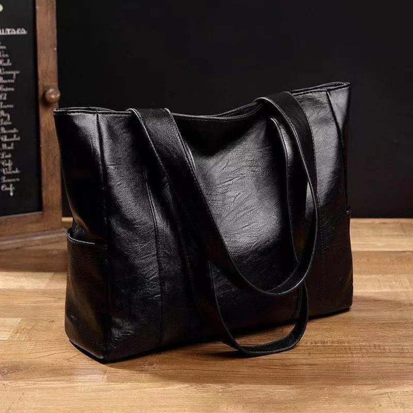 Timeless Brown Leather Tote Bag