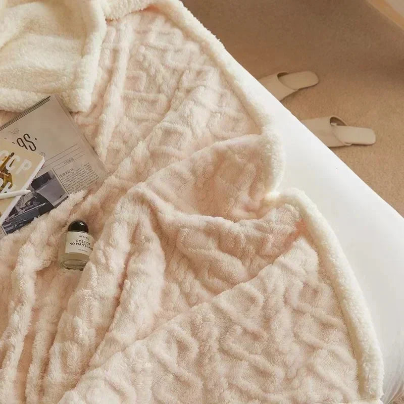 Warm Thick Faux Wool Ceiling Tile