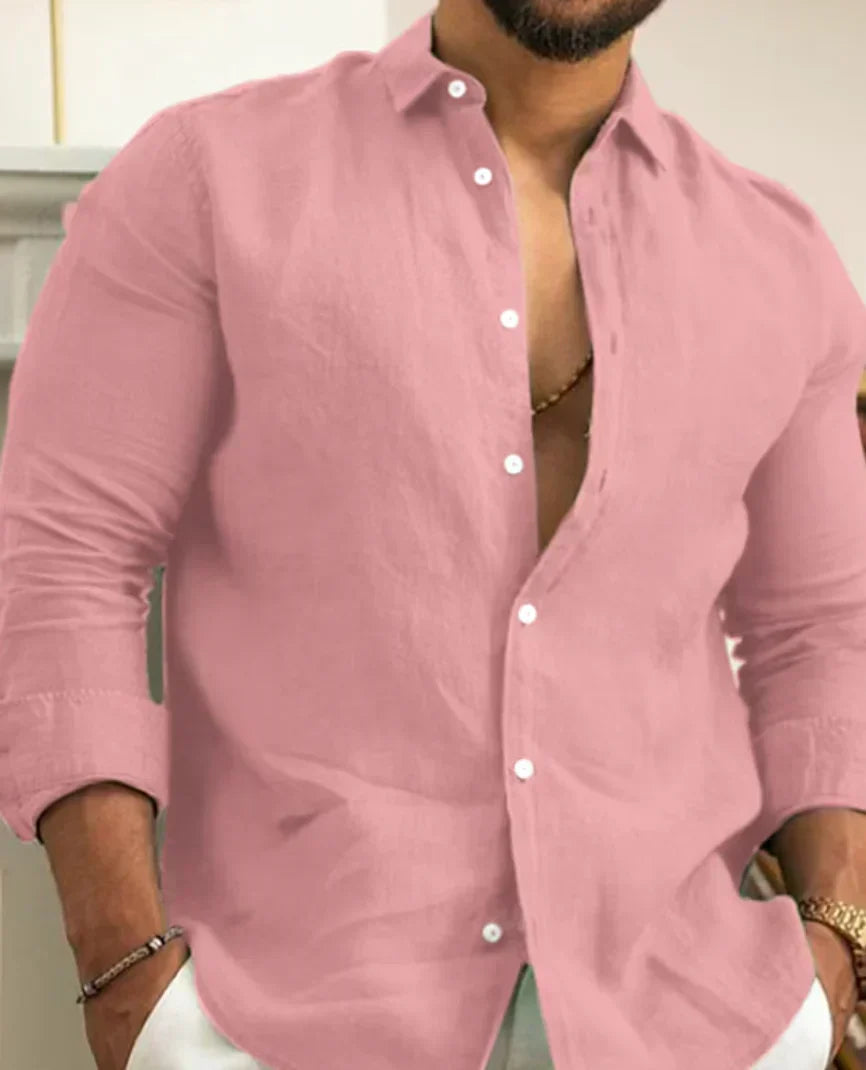Classic Cotton Dress Shirt - OutfitLondon