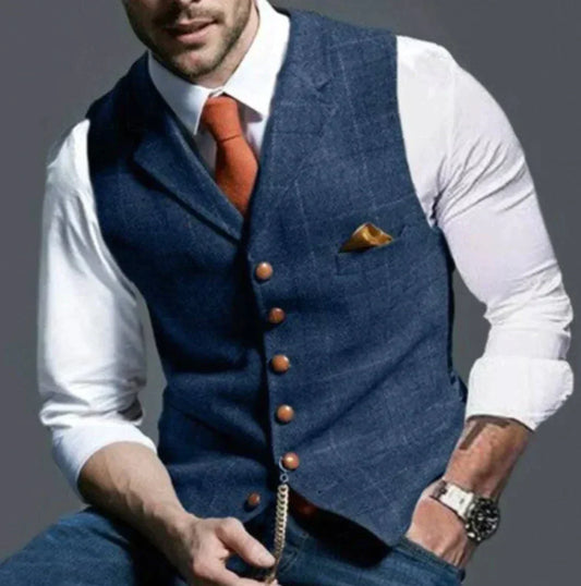 Stylish Men's Waistcoat Vest - OutfitLondon