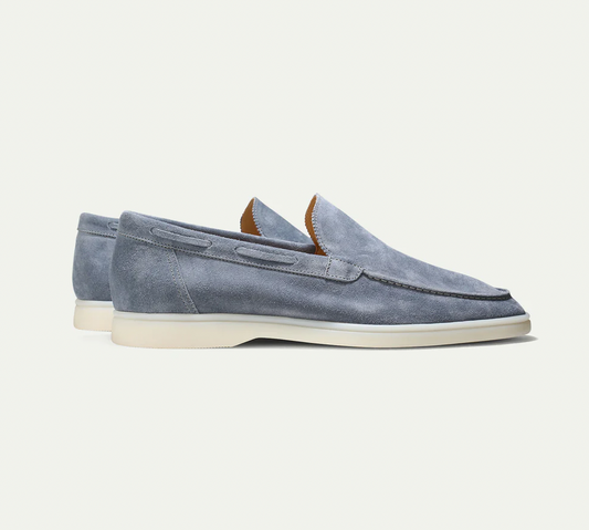 Men's Chic Suede Slip On Loafers Shoes - OutfitLondon