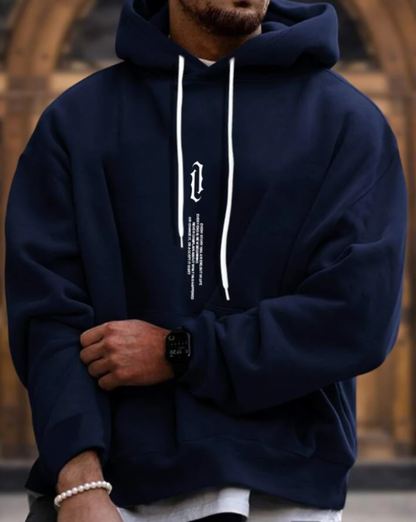Warm Mens Fleece Hoodie Sweatshirt