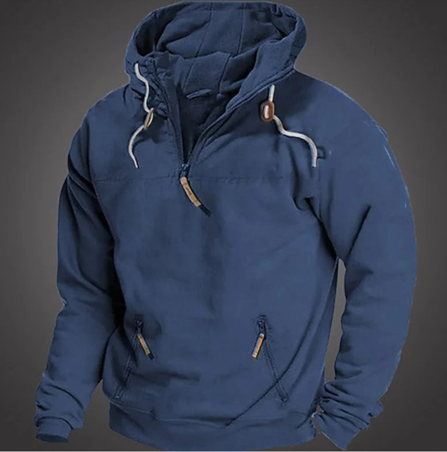 Casual Men's Fleece Pullover Hoodie