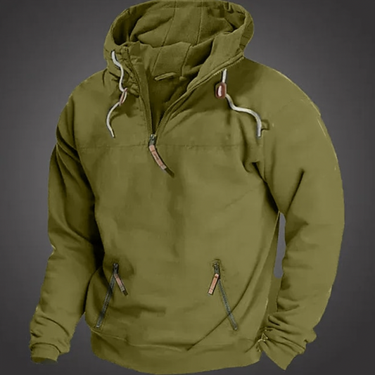 Casual Men's Fleece Pullover Hoodie - OutfitLondon