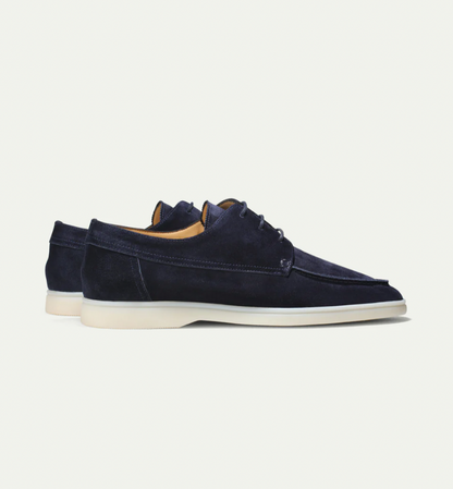 Men's Suede Loafers Vintage Style Brown