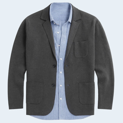 Slim Fit Linen Blazer Mens Summer Jacket - OutfitLondon