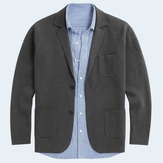 Slim Fit Linen Blazer Mens Summer Jacket - OutfitLondon