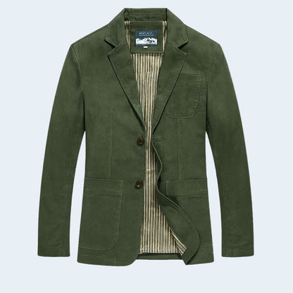 Slim Fit Mens Water Resistant Casual Blazer Jacket - OutfitLondon