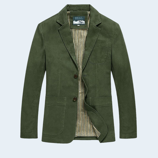 Slim Fit Mens Water Resistant Casual Blazer Jacket - OutfitLondon