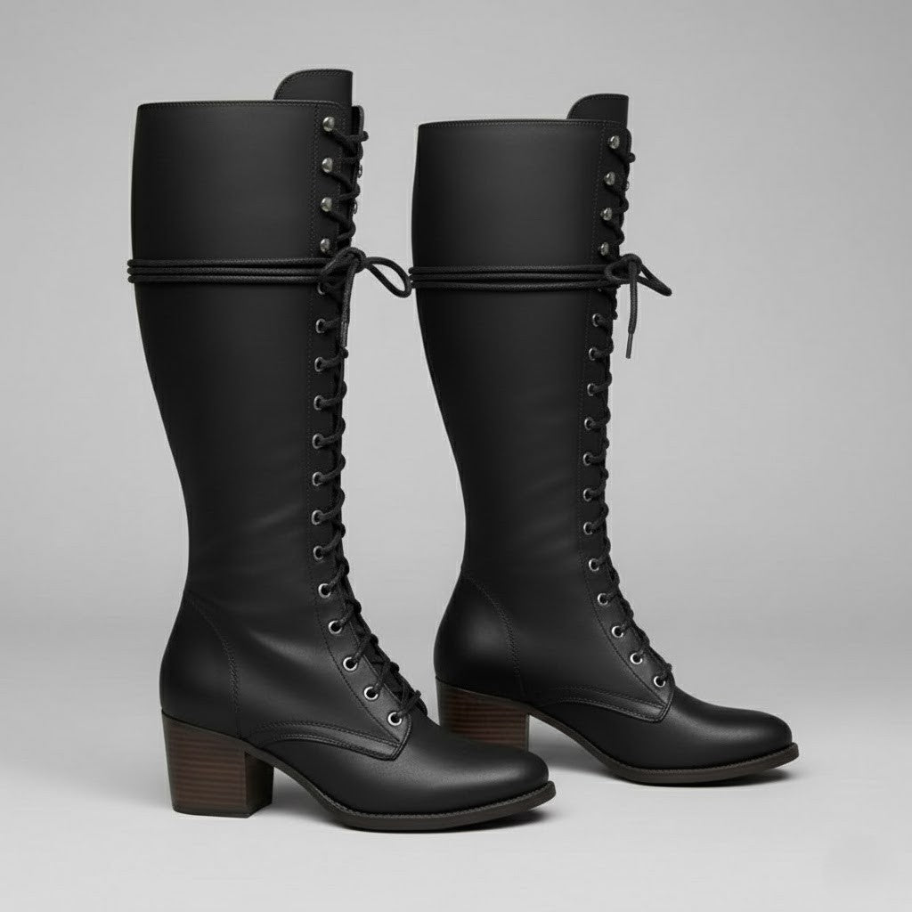 Trendy Zip Up Tall Women's Boots