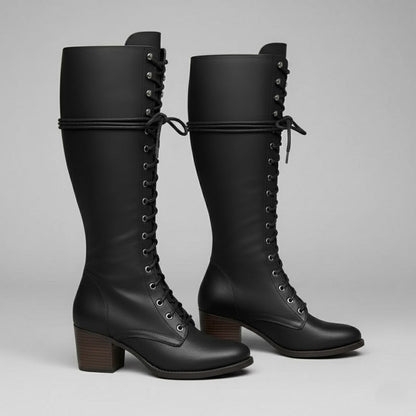 Trendy Zip Up Tall Women's Boots