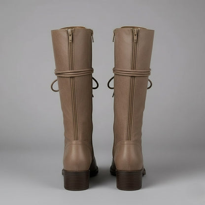 Trendy Zip Up Tall Women's Boots