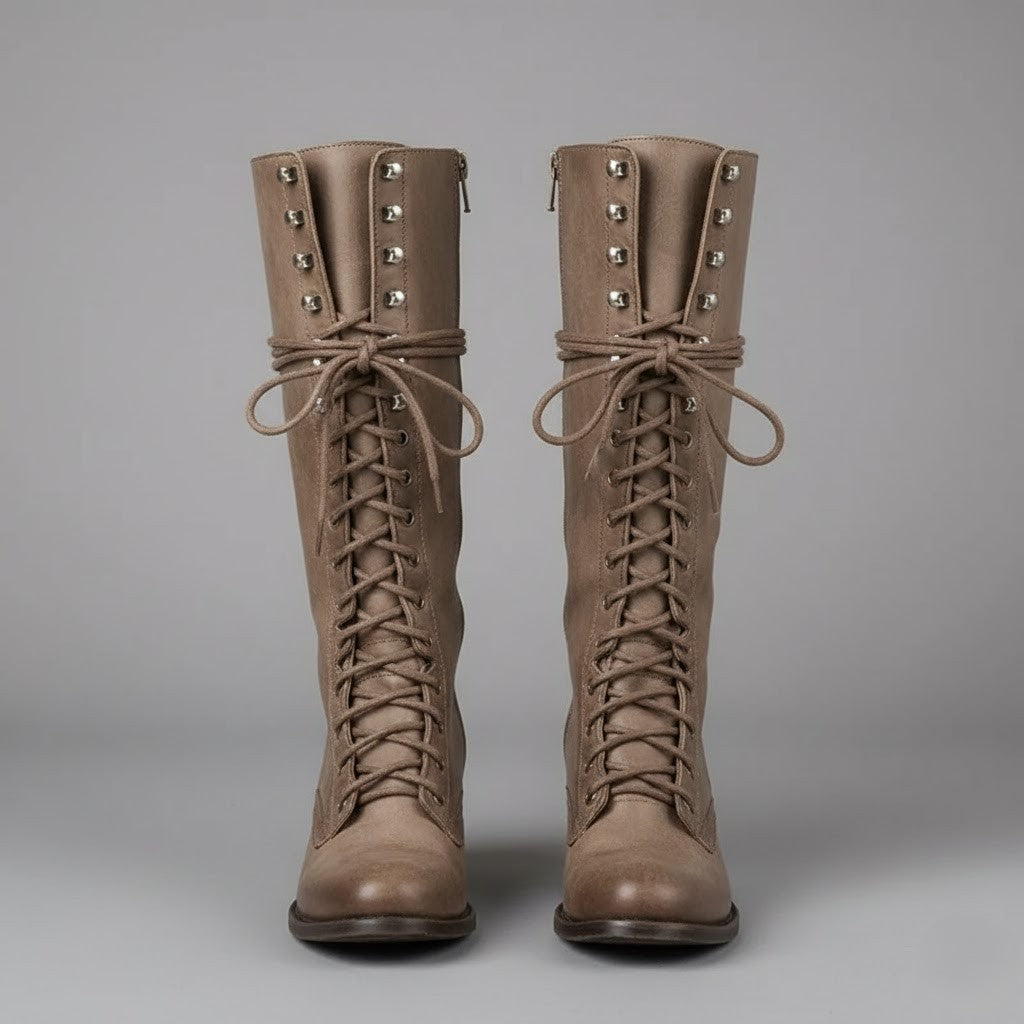 Trendy Zip Up Tall Women's Boots