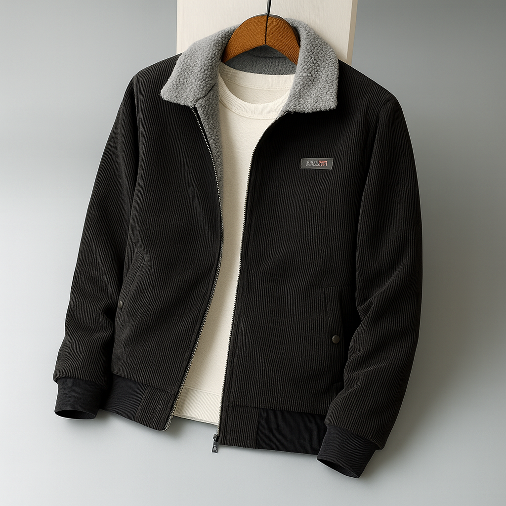 Cozy Fleece Lined Mens Sherpa Coat