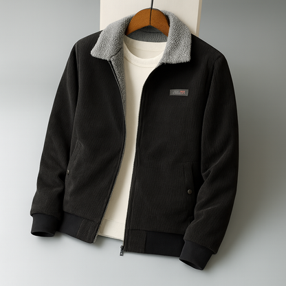 Cozy Fleece Lined Mens Sherpa Coat