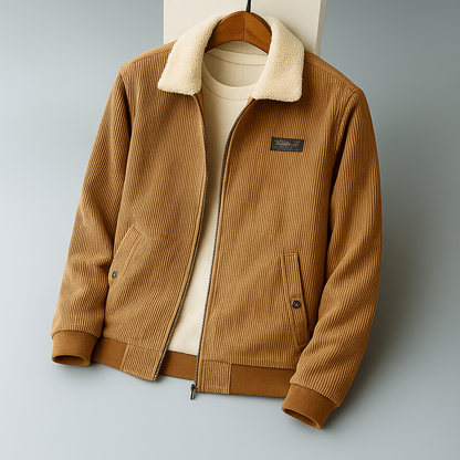 Cozy Fleece Lined Mens Sherpa Coat