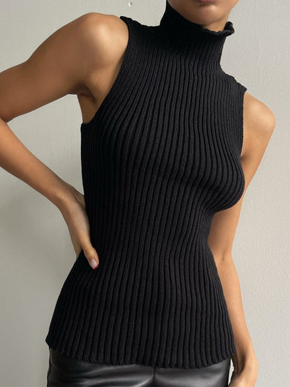 Simple Women's Basic Ribbed Tank Top