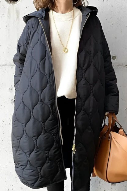 Warm Women's Padded Winter Parka Coat