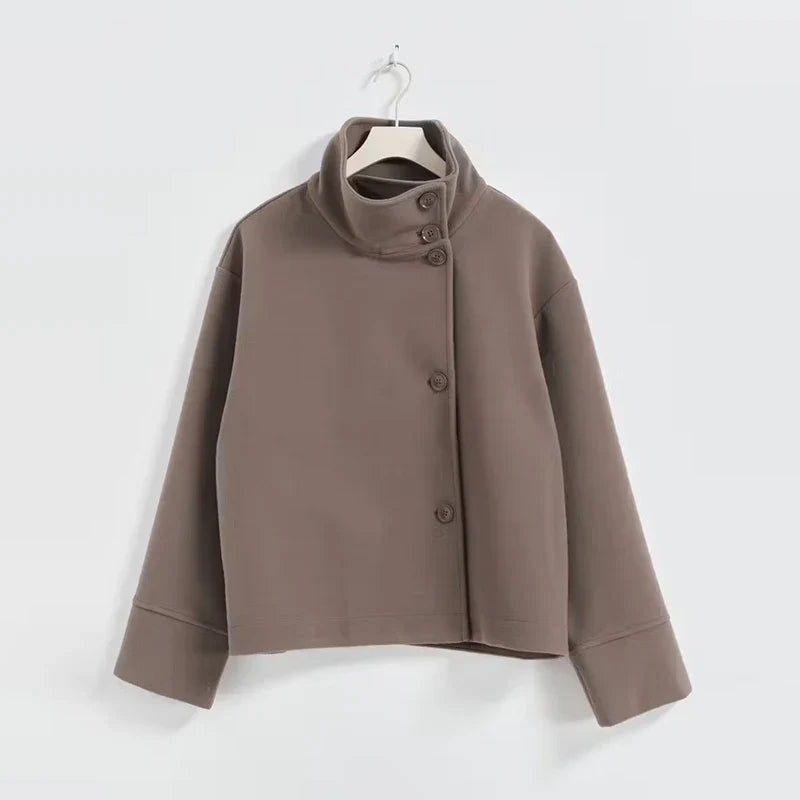 Warm Women's Wool Blend Winter Coat