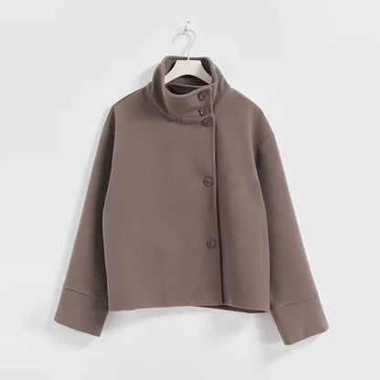 Warm Women's Wool Blend Winter Coat