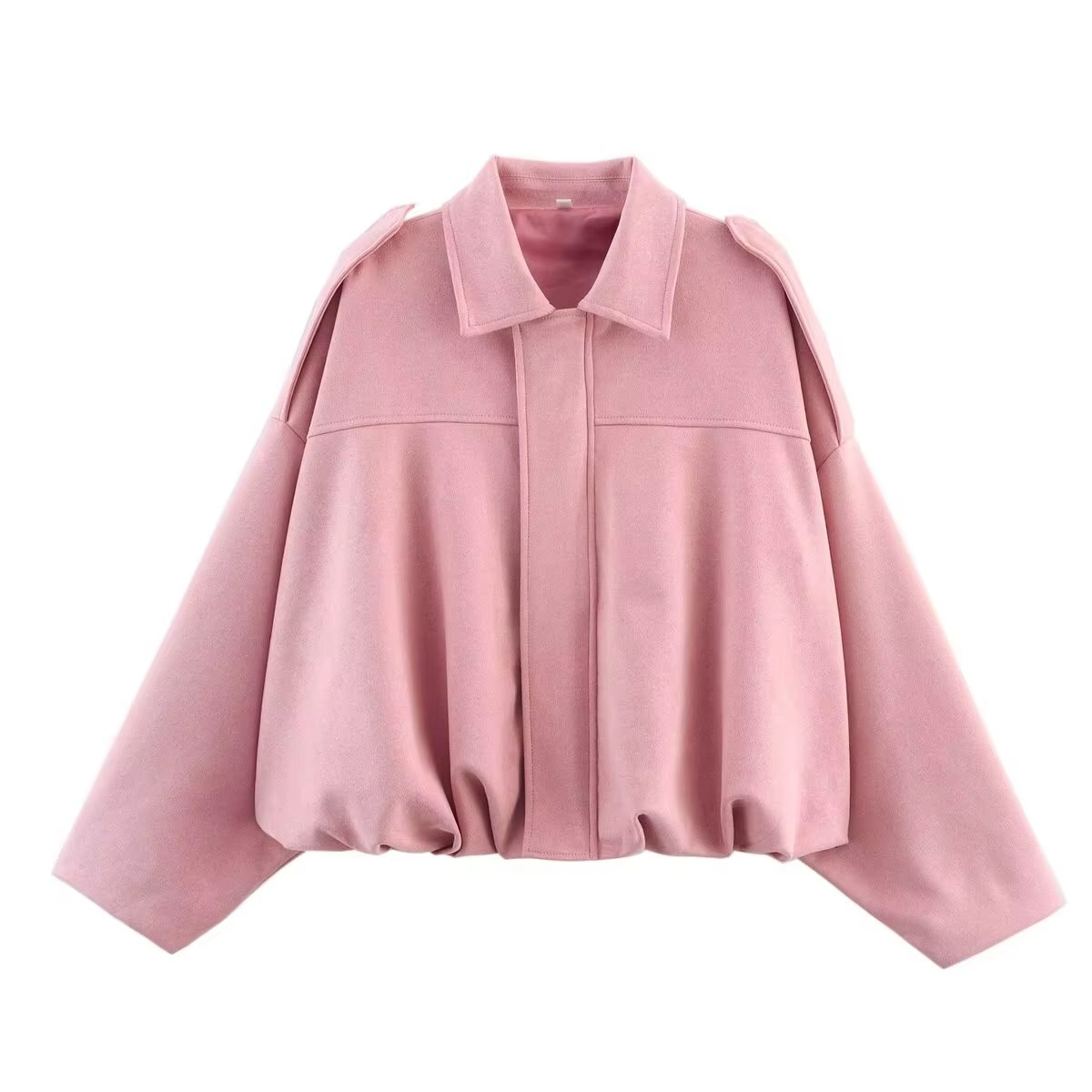 Classic Ladies Large Bomber Coat