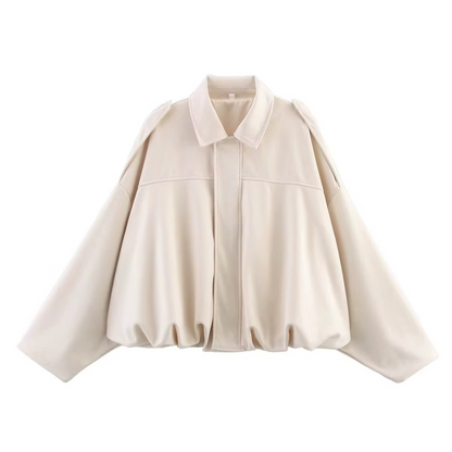 Classic Ladies Large Bomber Coat