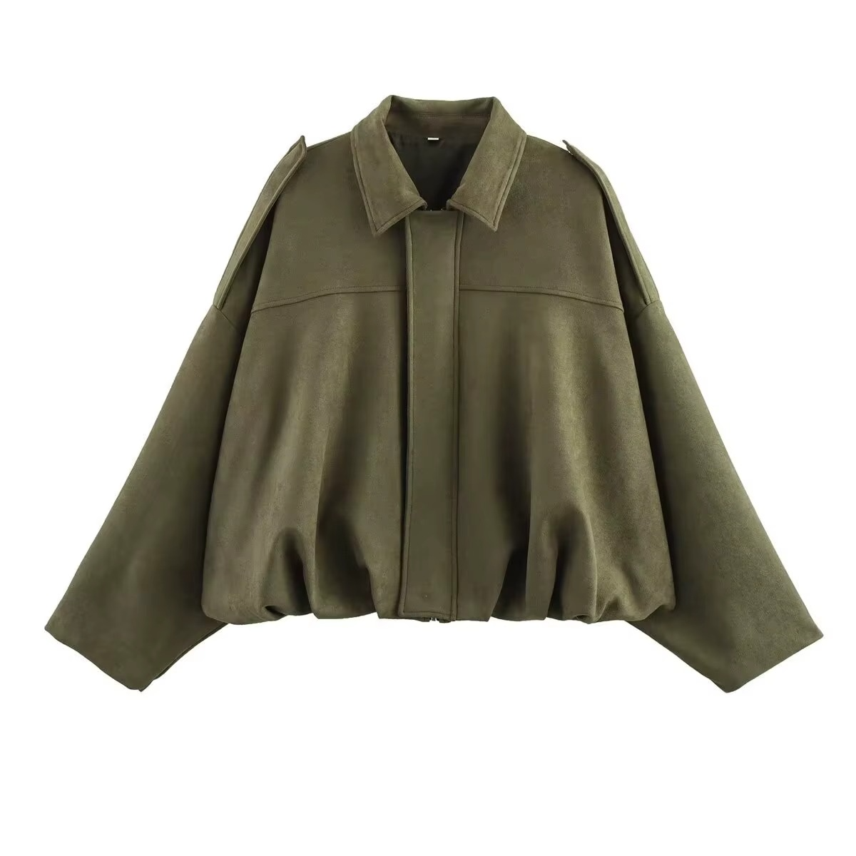 Classic Ladies Large Bomber Coat